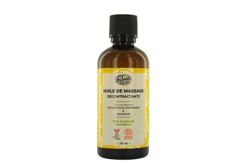 Huile de massage décontractante
